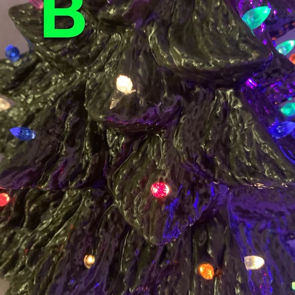 Nowell 14” Christmas tree olive green bronze base - Picture 11 of 12